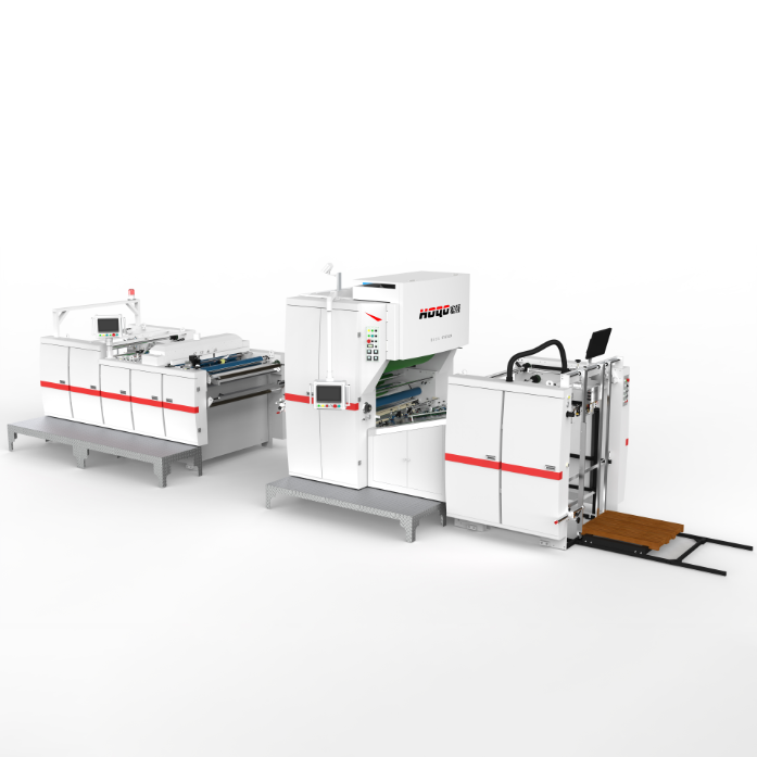 Automatinė vertikalaus karšto peilio laminavimo mašina