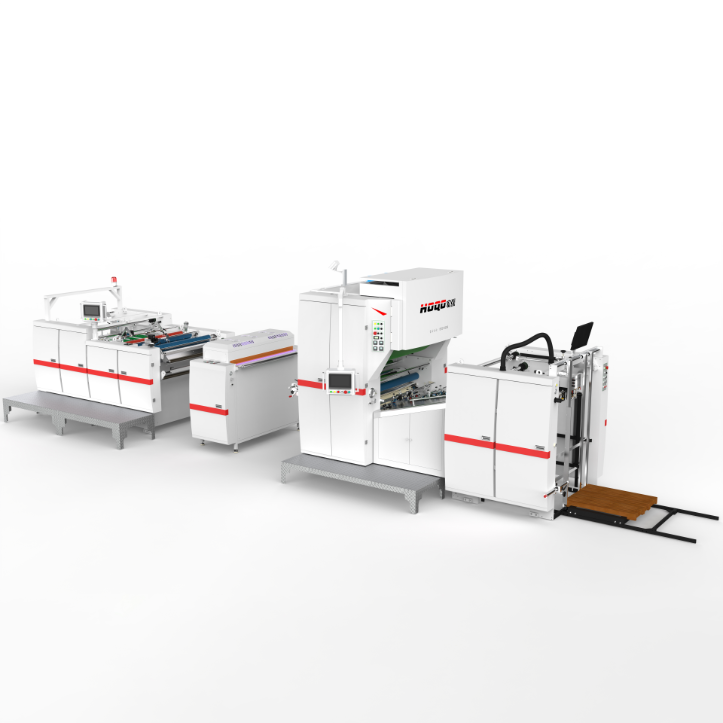 Automatinė vertikalaus UV kietėjimo laminavimo mašina